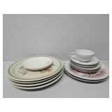 Assorted Vintage Plates and Saucers