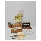 Drive Pin Punches, Button Hooks, X-Acto Knives