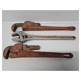 Pipe Wrenches, Adjustable Wrench