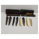 Sheffield, Johnson Straight Razors w/ Cases