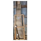 Wood Slab, Wood Frame