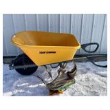Wheel Barrow and Seed Spreader