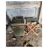 Cooler Chair and Camping Stool