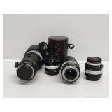 Nikon 200MM F4 A/S Lens, Nikon 50MM F/1.4 Nikkor