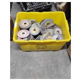 Tote with Grinding Wheels