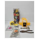 Cable Ties, Tape Measure, Hitch Pin, Pliers, Hex