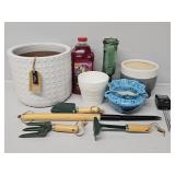 Flower Pots, Garden Tools