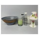 Ceramic Bowl, Tea Light Lamp, Containers