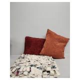 Throw Pillow(2) and Blanket