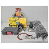 7x7 Cable, Metal Shelf Brackets, Staples, Drill