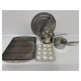 Saucepans, Grease screens, Broiler pan