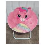 Pink Plush Kids Chair