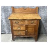 Vintage Tiger Oak Cabinet