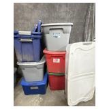 Plastic Totes (8)