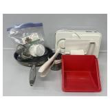 Compact Slicer, Fry Pan, Rice Masher