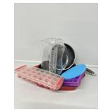 Pans, Ice Trays, Silicone Mat and Cube tray