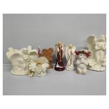 Angle Figurines and Candle Holder