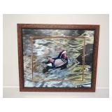 Wood Duck in Water By Pam Chartrand