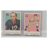 1959 Topps John Morrow#164 , Zeke Bratkowski #90