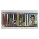 1961 Topps Cards (19) Detroit Card Heavy