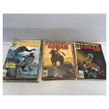Assorted Conan Saga magazines