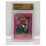 2021 Donruss Optic Pink Jonathan India, Grade 10