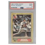 1987 Topps Tiffany Reggie Jackson, PSA 9 #300