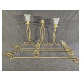 Metal Plate Wall Hangers, Metal Candlestick