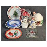 Christmas Decor, Snowman Figurines