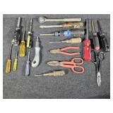 Assorted Screwdrivers, Shears