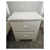 White Wooden Night Stand