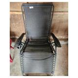 Black Reclining Patio Chair