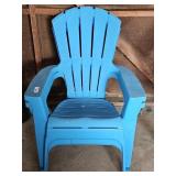 Blue Plastic Chairs(2)