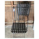 2 Metal Chairs