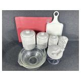 Ceramic Canisters, Glass Bowls and more