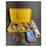 Sewing kit, Scopion belt buckles and keychains