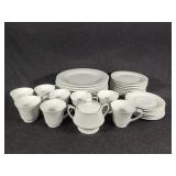Dinner Plates, Salad Plates, Tea Cups and Saucer