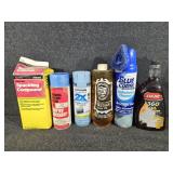 Spray Paint, Oil Stablizer, Spackling Compound