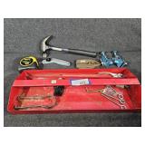 Hammer, Tape Measure, Mini Table Clamps, and More