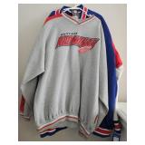 Detroit Pistons Jacket and Red Wings Sweater