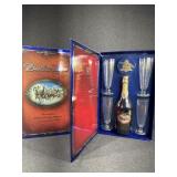 Budweiser Limited Edition Bottle with Glasses