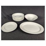 Serving Plate, Bowls and Plate