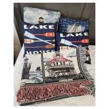 Lake and Lighthouse Themed Pillows, Lighthouse