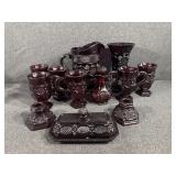 Avon Cape Cod Red Ruby Ware
