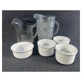 Anchor Hocking Wexford Diamond Cut Clear Glass