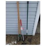Post Hole Digger, Metal Rake