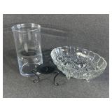 Votive Vase, Glass Bowl