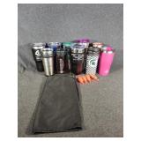 Coffee Mugs, Wine Pourers and Apron