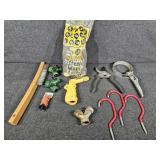 Steel Wool, Hooks, Spray Nozzle, Rubber Washers