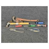 Wrench, Hammer, Screwdrivers, Pliers